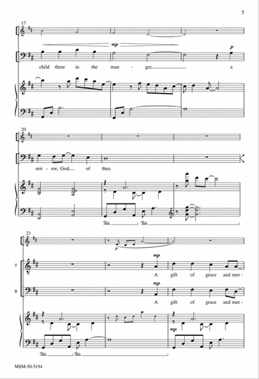 When Christmas Morn Is Dawning TTBB scores gallery preview page 5