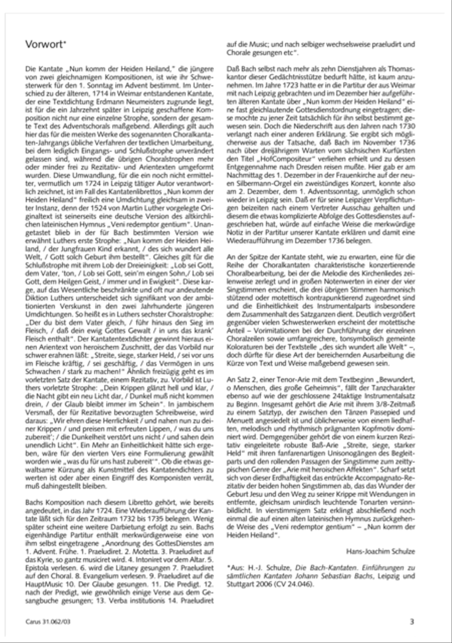 Now come, the nation's Saviour (Nun komm, der Heiden Heiland) 4-Part scores gallery preview page 4