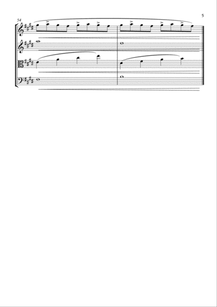 Soluciones String Quartet scores gallery preview page 5