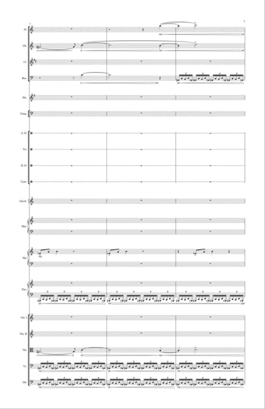 Twelve Percussion Ensemble scores gallery preview page 3