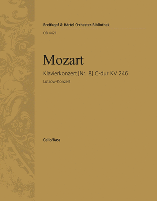 Piano Concerto [No. 8] in C major K. 246