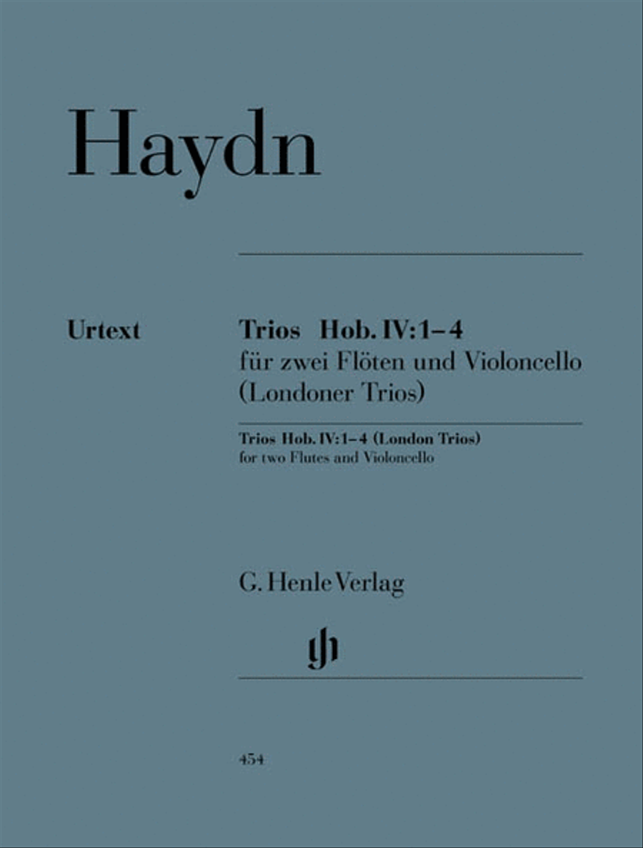 London Trios Hob.IV:1-4 Flute scores gallery preview page 1