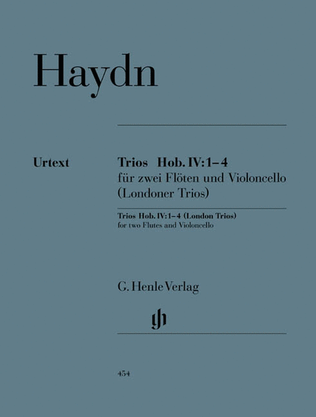 Book cover for London Trios Hob.IV:1-4
