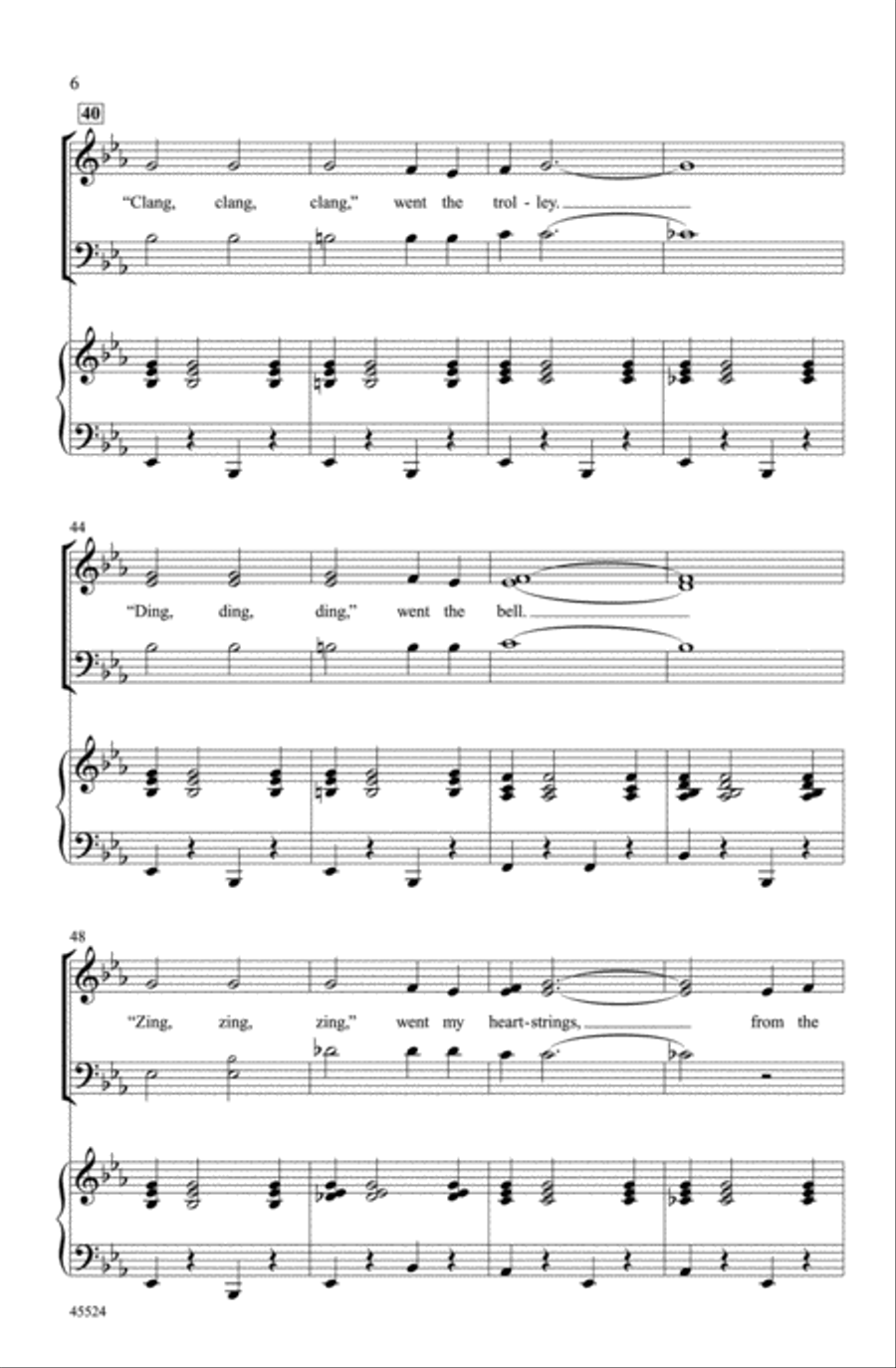 A Tribute to Judy Garland Choir scores gallery preview page 5