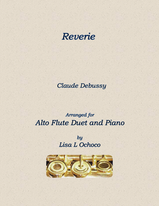 Book cover for Reverie for Alto Flute Duet and Piano