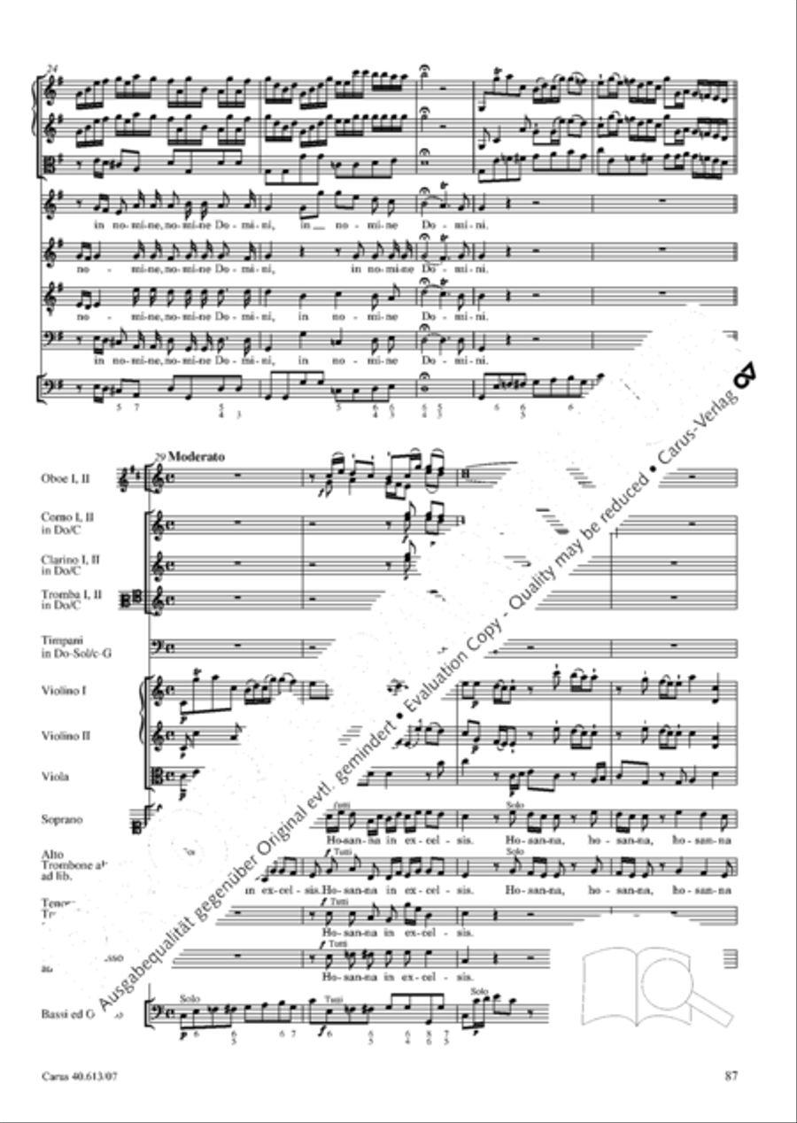 Mass in C (Missa in C) Mass in C (Missa in C) 4-Part scores gallery preview page 94