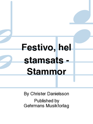 Book cover for Festivo, hel stamsats - Stammor