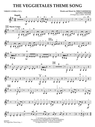 The VeggieTales Theme Song (arr. Larry Moore) - Violin 3 (Viola Treble Clef)