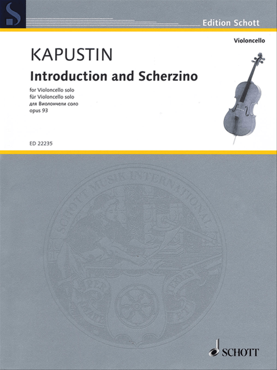 Introduction and Scherzino, Op. 93 Cello Solo scores gallery preview page 1