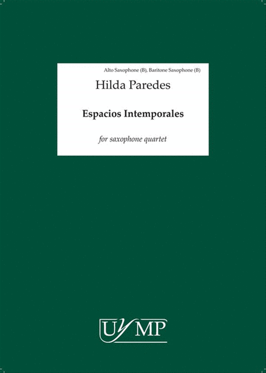 Espacios Intemporales Saxophone Quartet scores gallery preview page 3