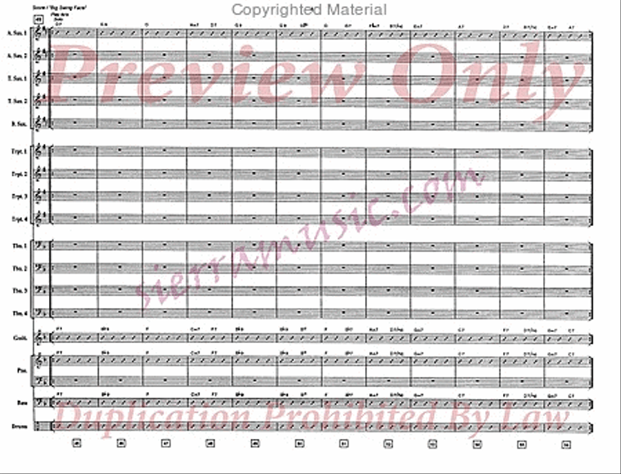 Big Swing Face Jazz Ensemble scores gallery preview page 7