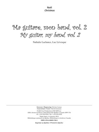 Book cover for Ma guitare, mon band / Noël, vol. 2