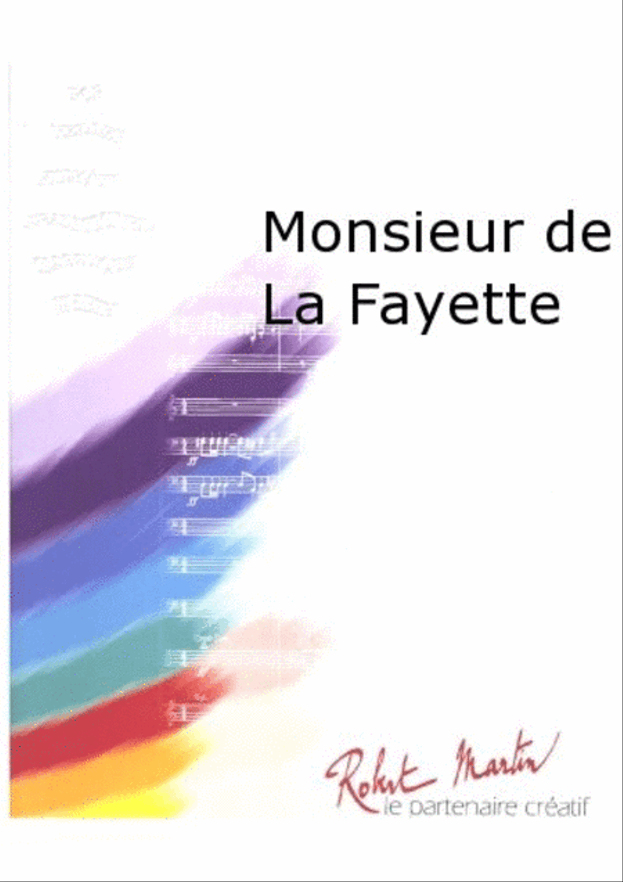 Monsieur de la Fayette Concert Band scores gallery preview page 1