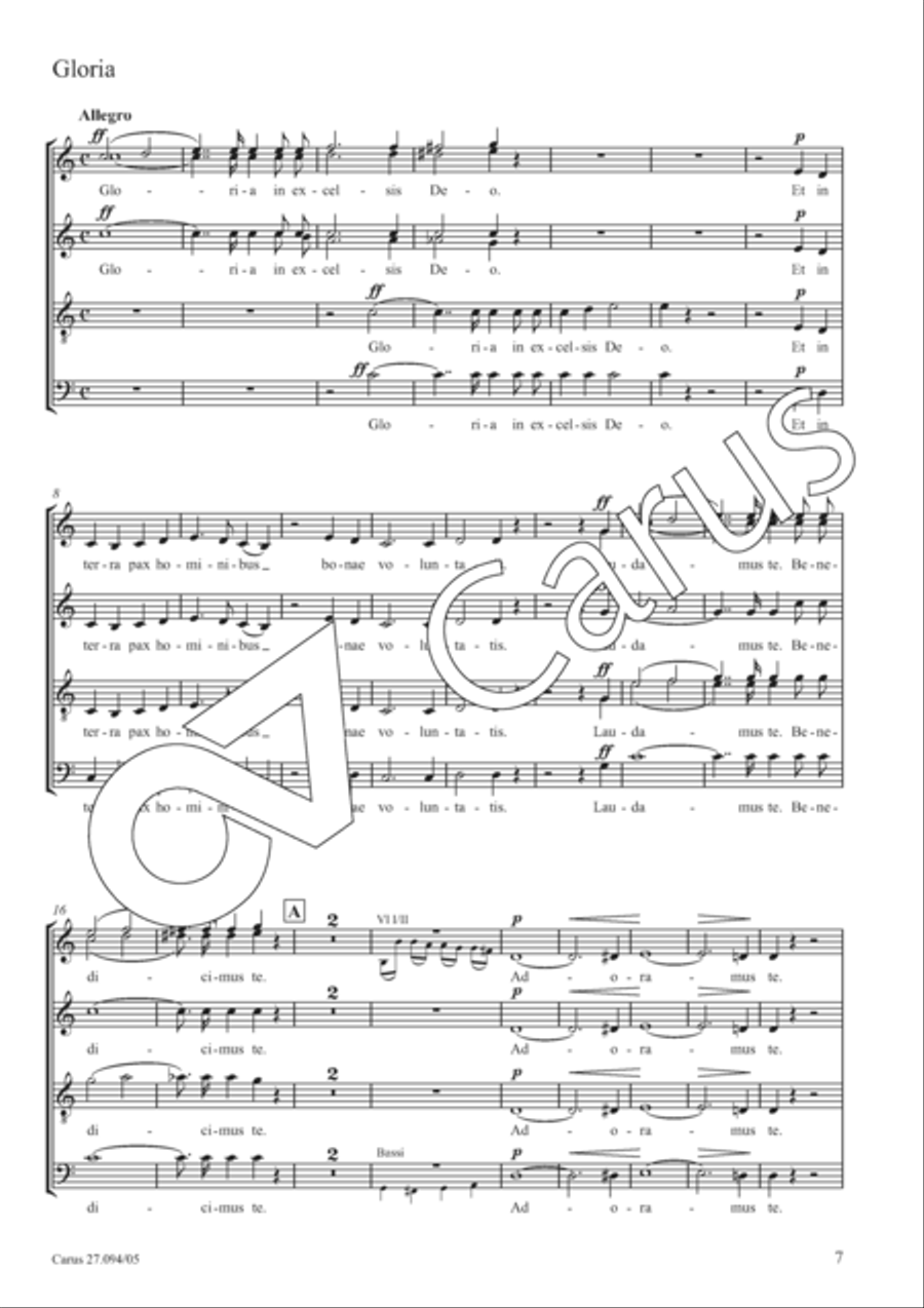 Mass in F minor SSAATTBB scores gallery preview page 8