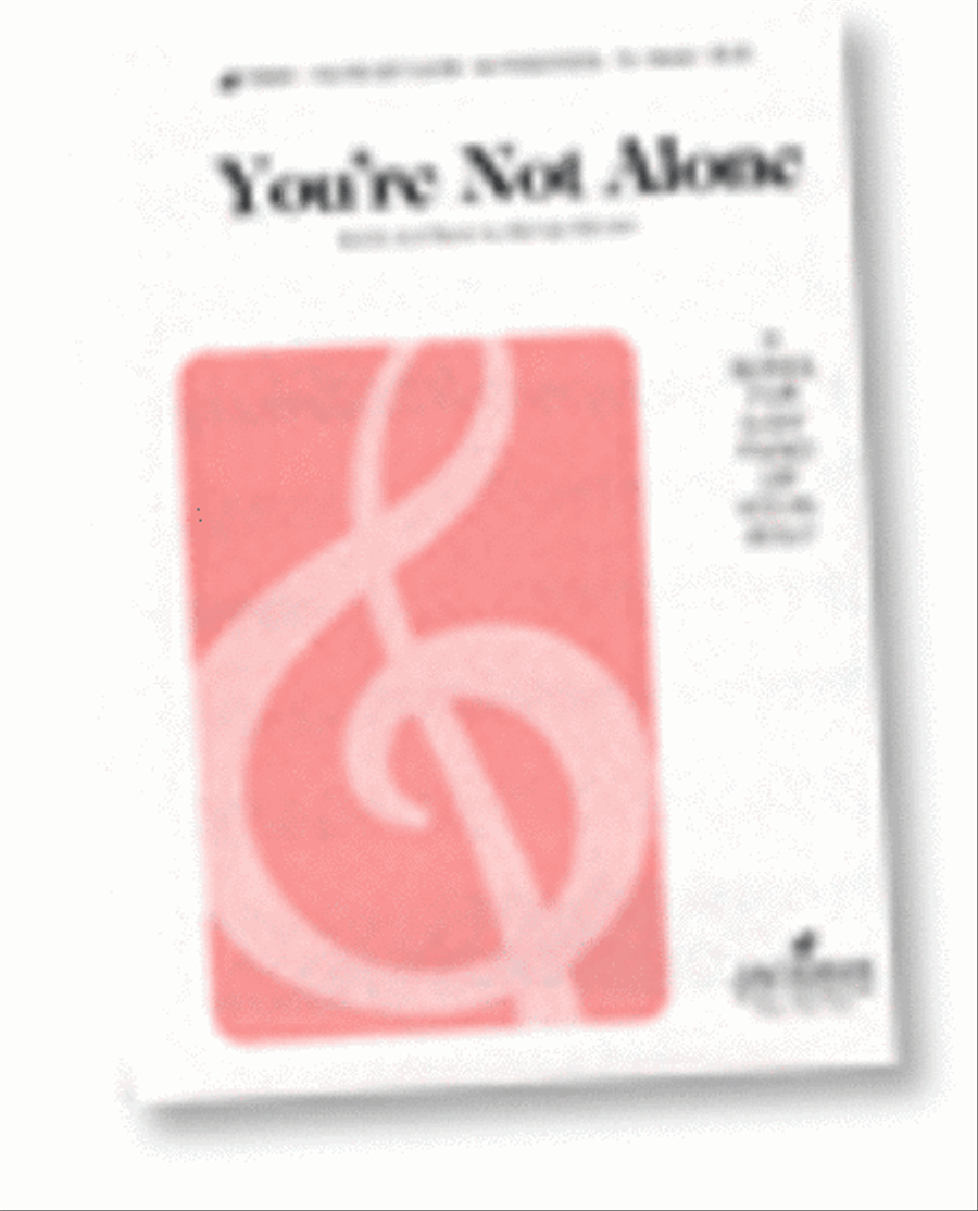 You're Not Alone - Easy Piano/Vocal Solo Voice Solo scores gallery preview page 1