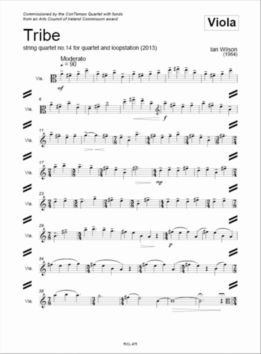 Tribe String Quartet scores gallery preview page 5