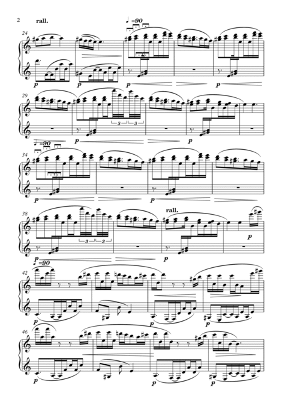 Song of Spring Piano Solo scores gallery preview page 2
