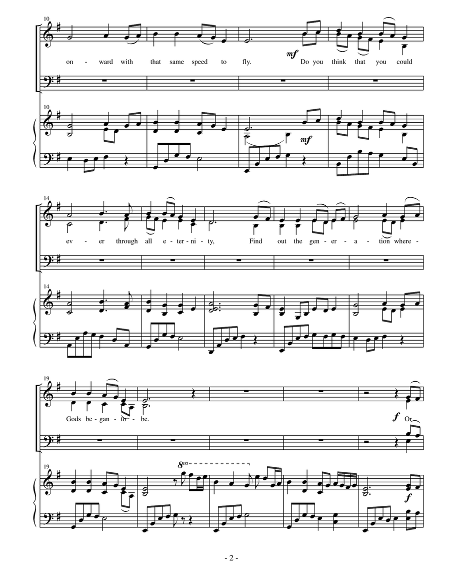 If You Could Hie to Kolob 4-Part scores gallery preview page 2