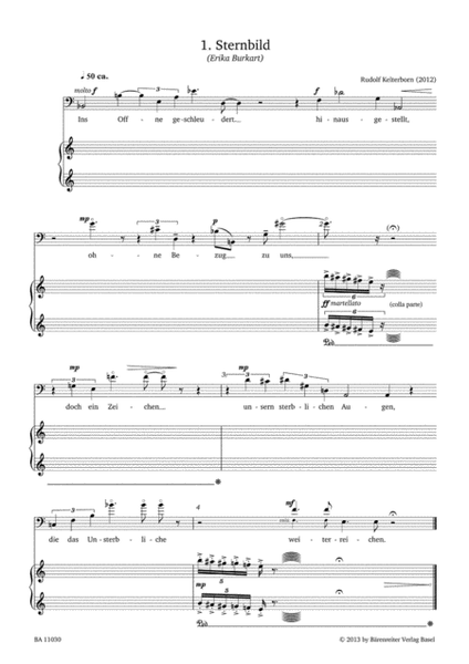 10 Duos for Baritone and Piano (2012)