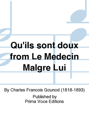 Book cover for Qu'ils sont doux from Le Medecin Malgre Lui