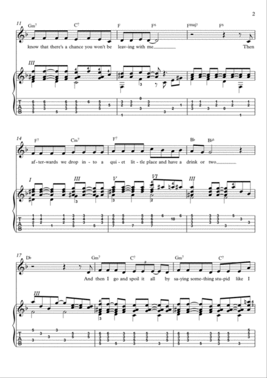 Somethin' Stupid Electric Guitar scores gallery preview page 2