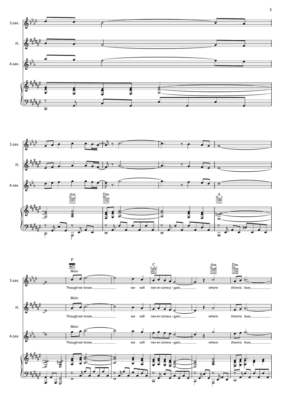 I Want To Spend My Lifetime Loving You Voice scores gallery preview page 5