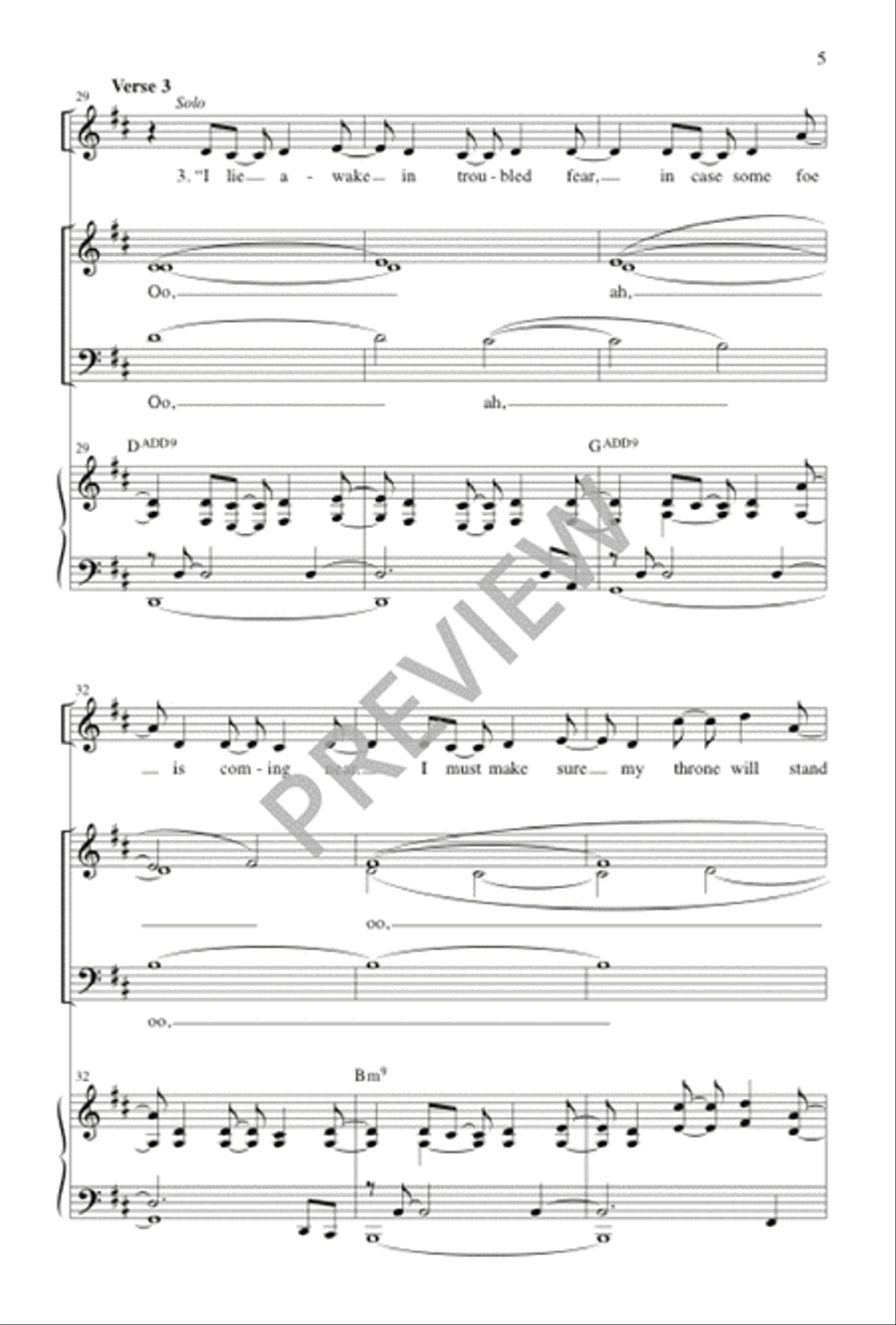 Did You Hear the Song? 4-Part scores gallery preview page 6