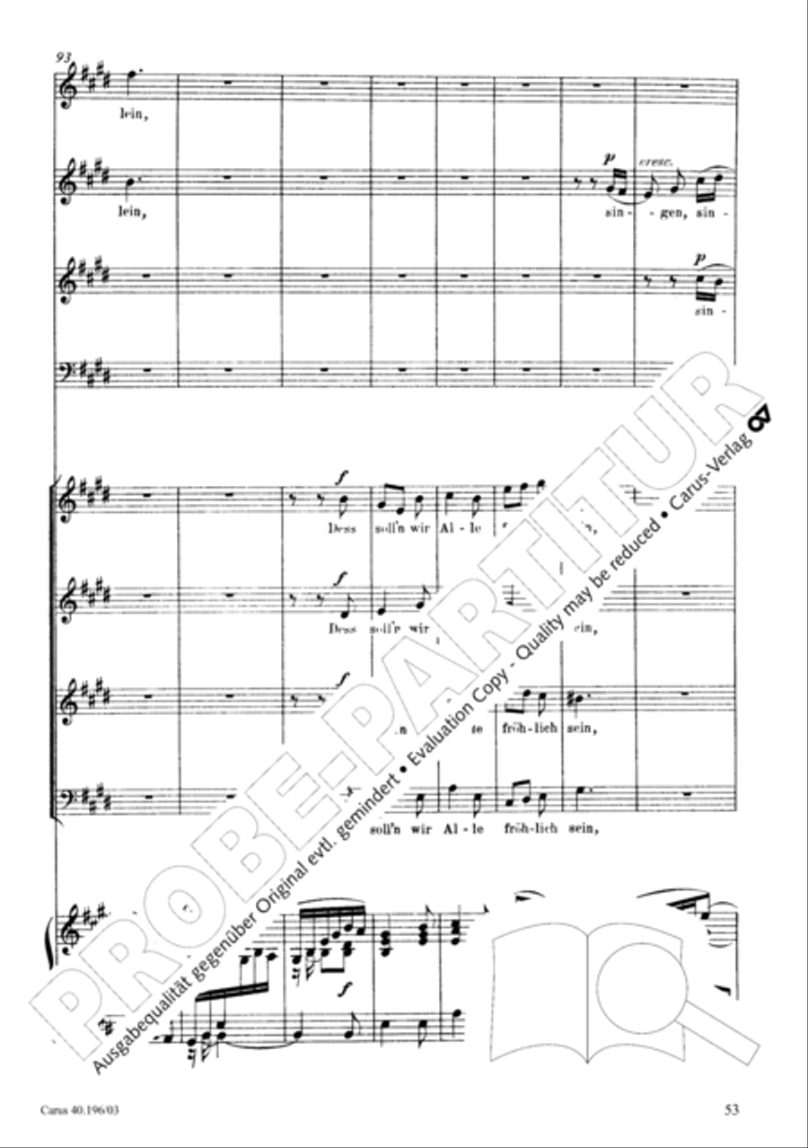 Die Geburt Christi SSA scores gallery preview page 54