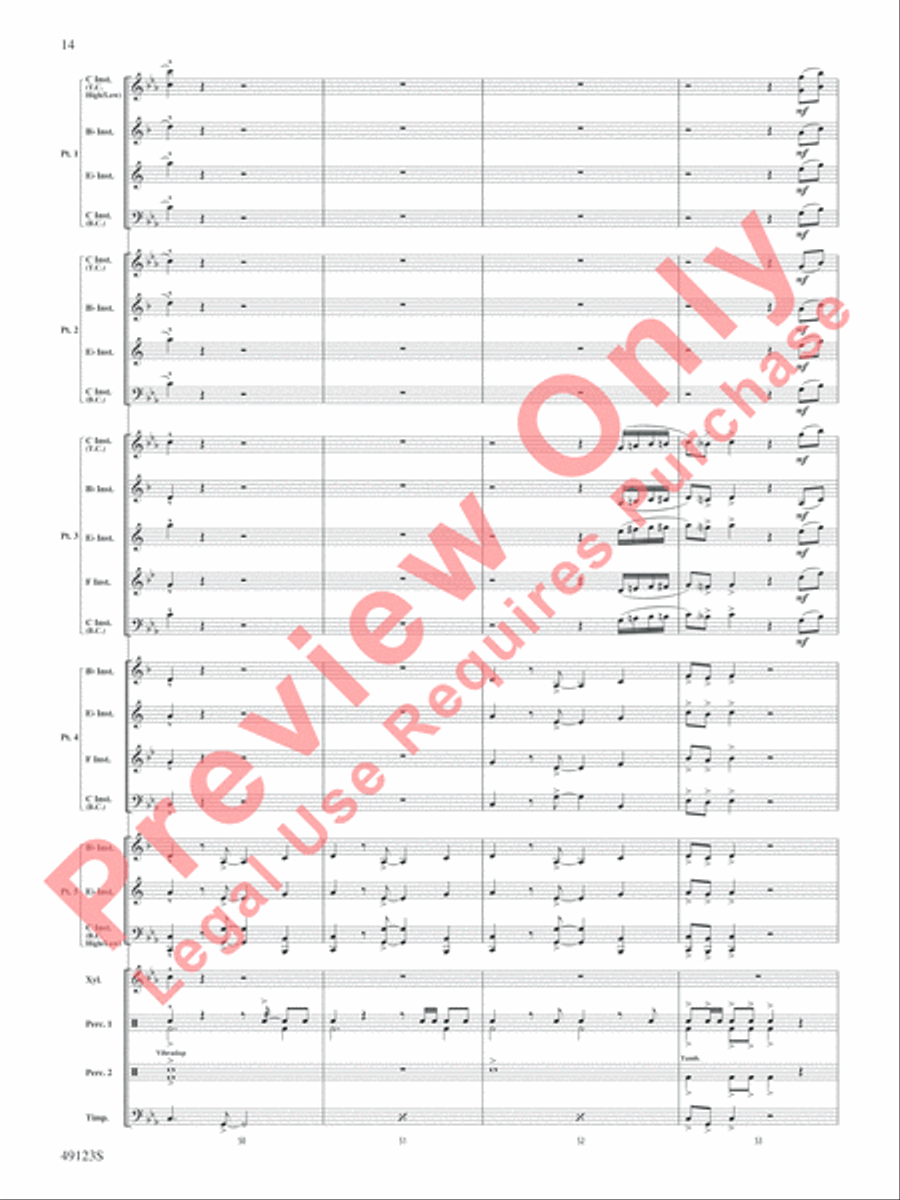 Flamingo Road Flamingo Road Concert Band scores gallery preview page 15