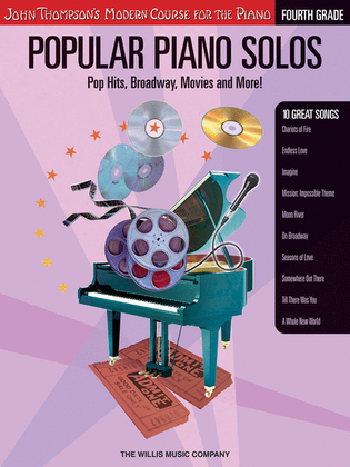 Book cover for Popular Piano Solos – Grade 4