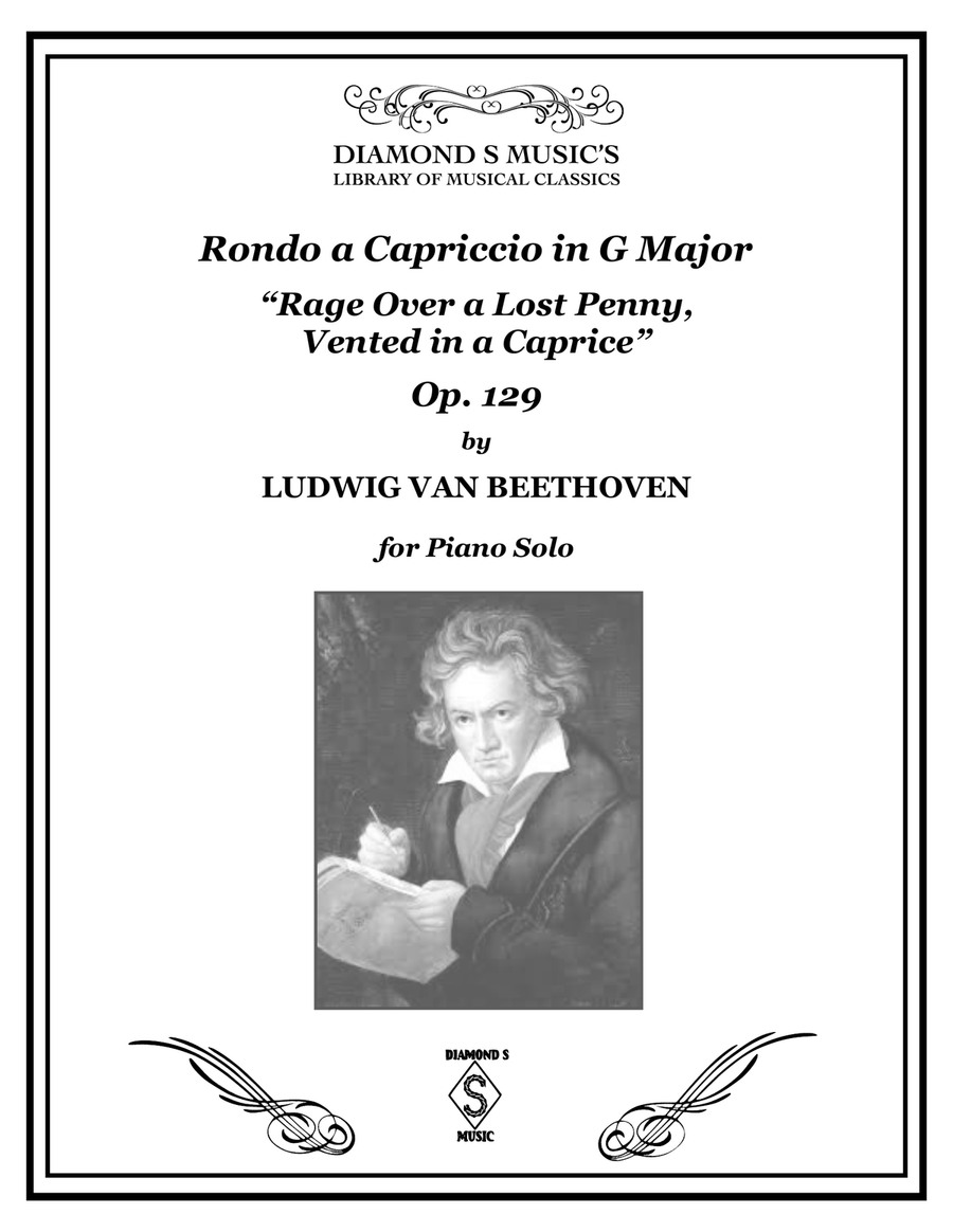 Rondo a Capriccio in G Major, Op.129 - Rage Over A Lost Penny - Beethoven - Piano Solo Piano Solo scores gallery preview page 2