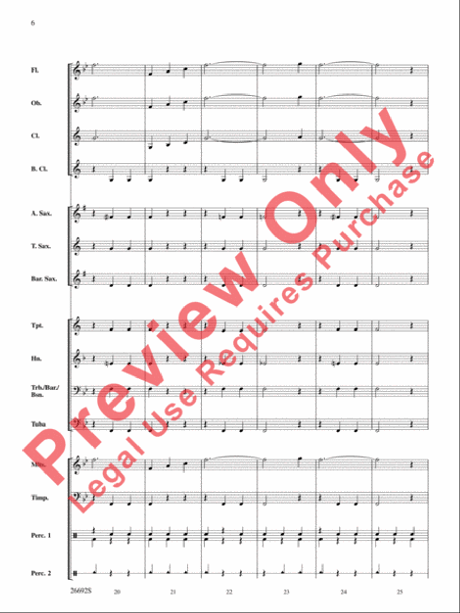 Belwin Beginning Band Kit #3 Concert Band scores gallery preview page 7