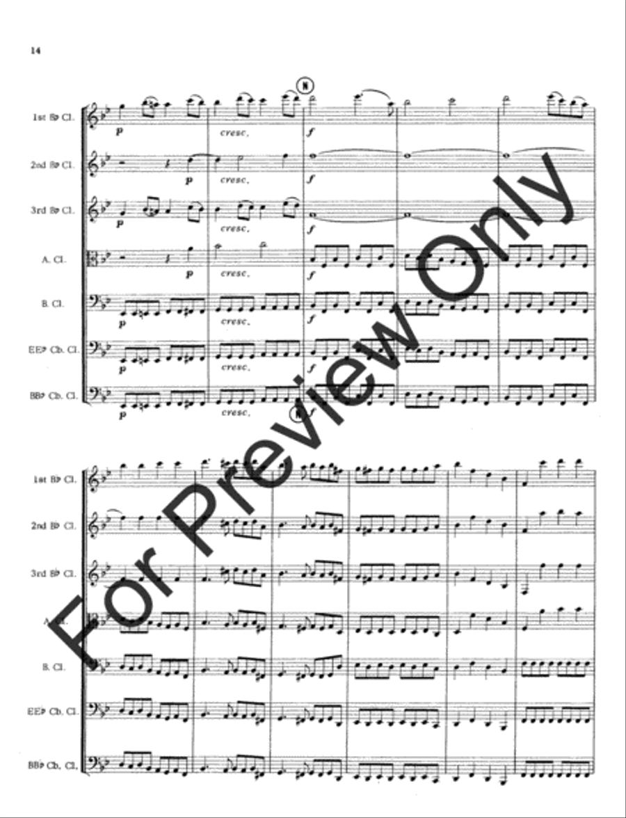 Impresario Overture B-Flat Clarinet scores gallery preview page 17