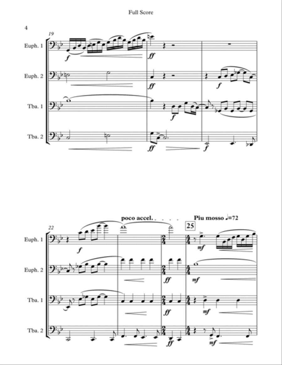 What I Did For Love What I Did For Love Euphonium scores gallery preview page 4
