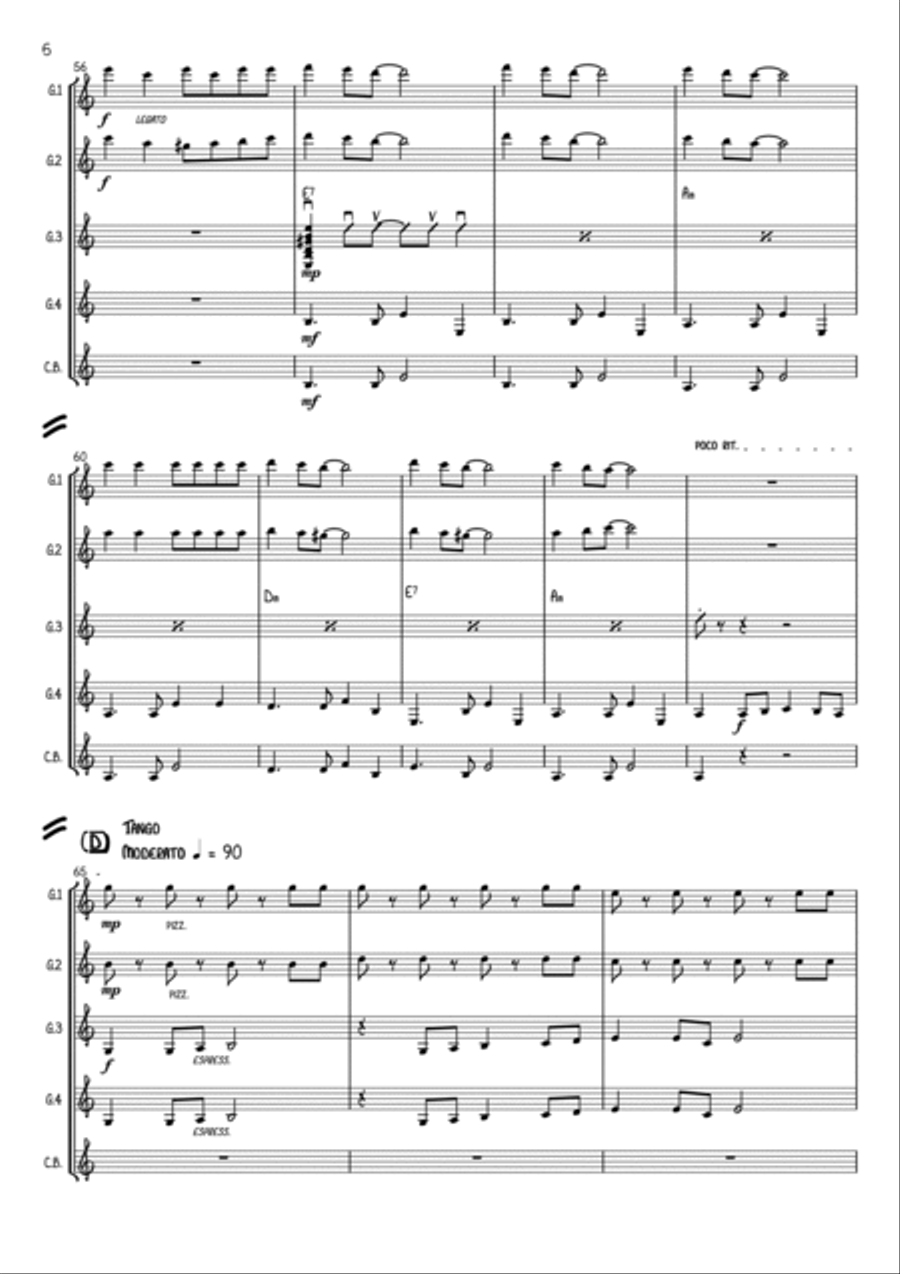 Quien Sera Quien Sera Electric Guitar scores gallery preview page 6