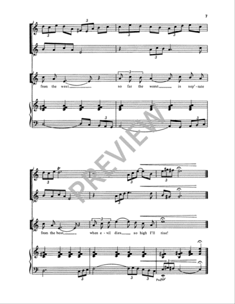 Psalm Song Unison Choir scores gallery preview page 8