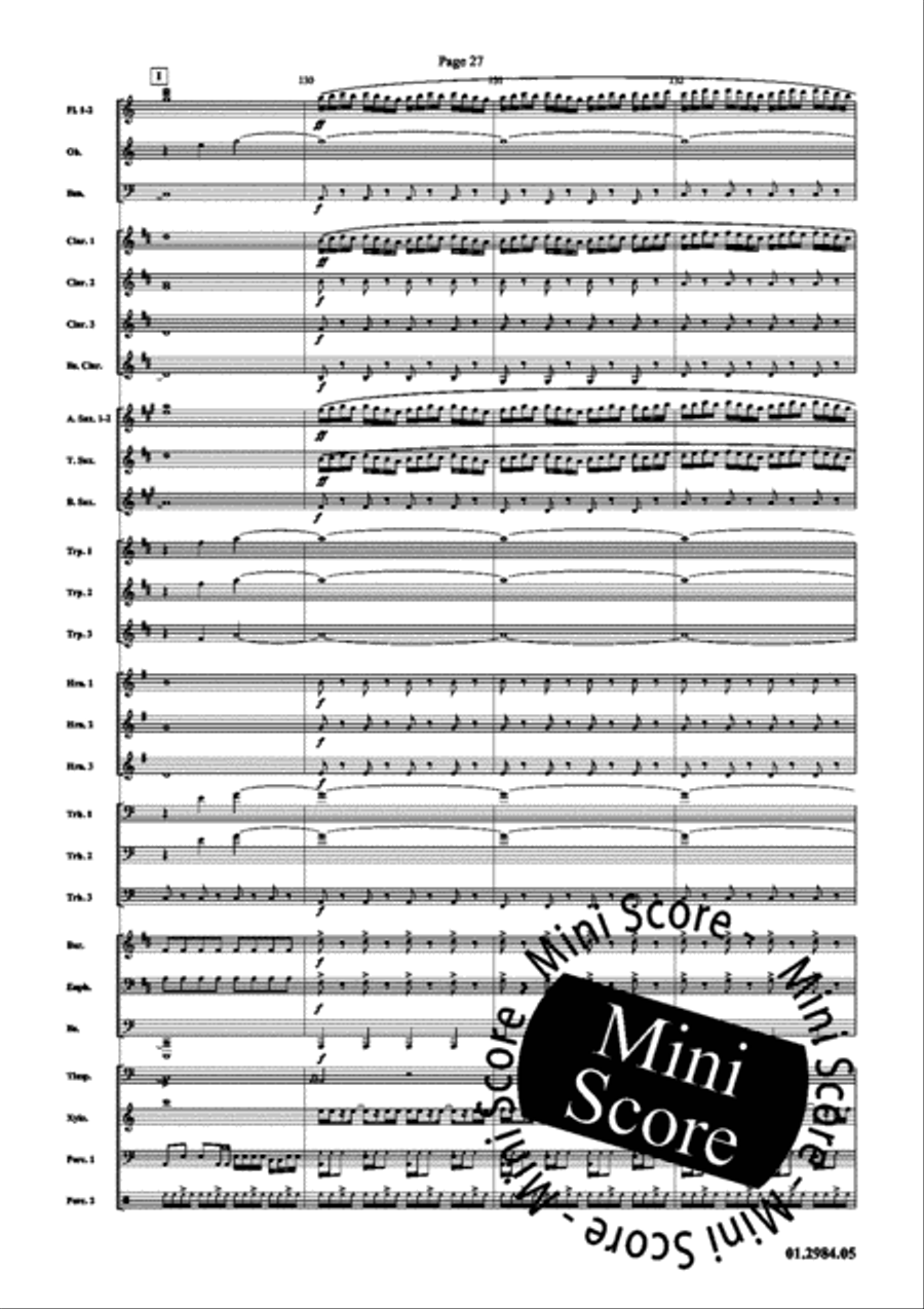 Rood Rood Concert Band scores gallery preview page 31