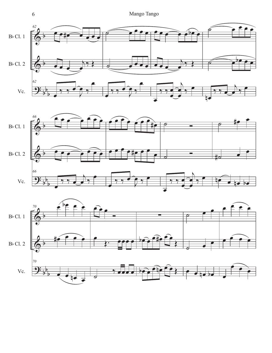 Mango Tango Small Ensemble scores gallery preview page 6