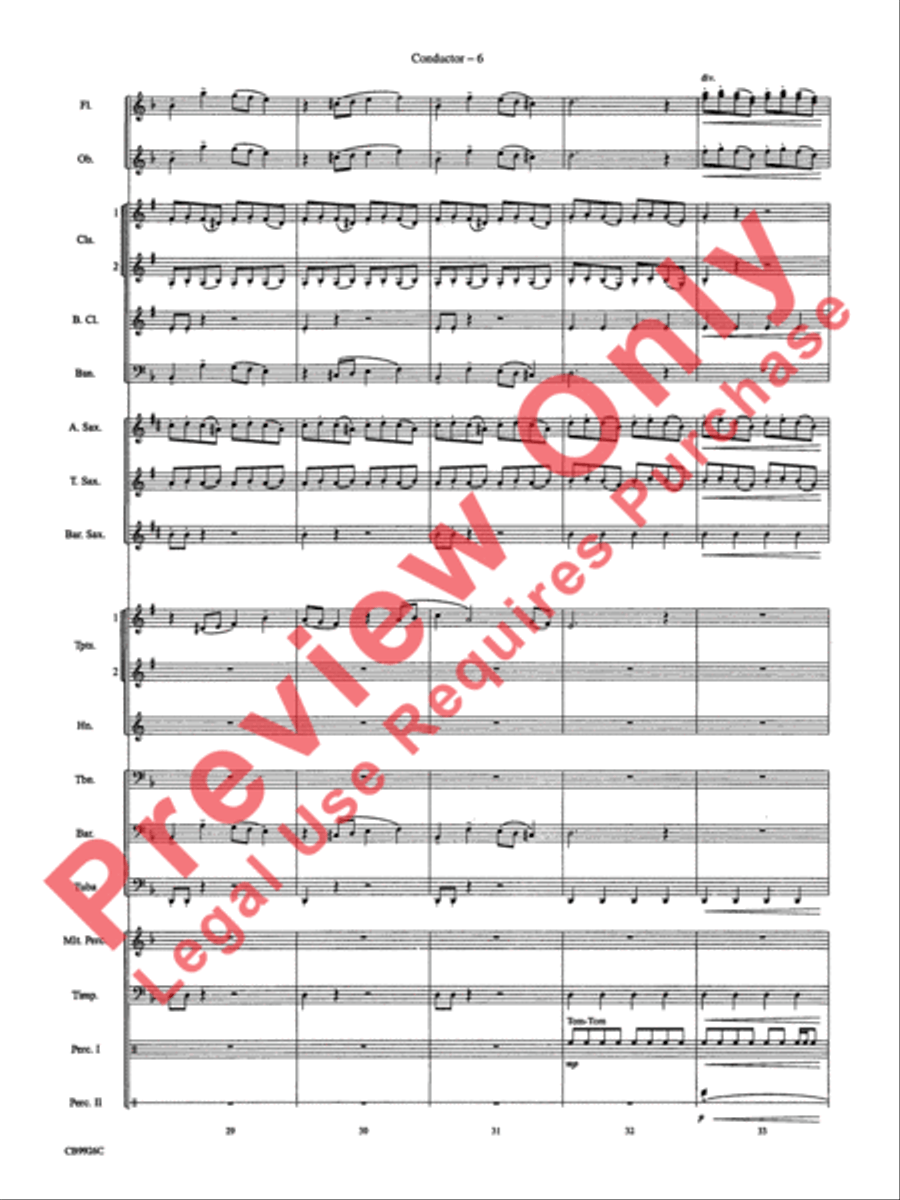 Duel of the Fates Concert Band scores gallery preview page 8