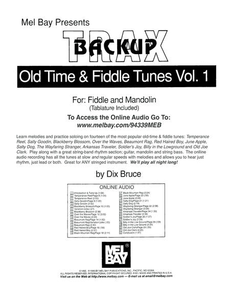 Backup Trax/Old Time & Fiddle Tunes for Fiddle & Mandolin image number null