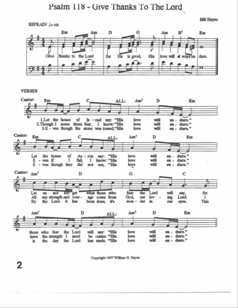 2020 Easter Season Responsorial Psalms for Year A; (9 psalms) Easter scores gallery preview page 3