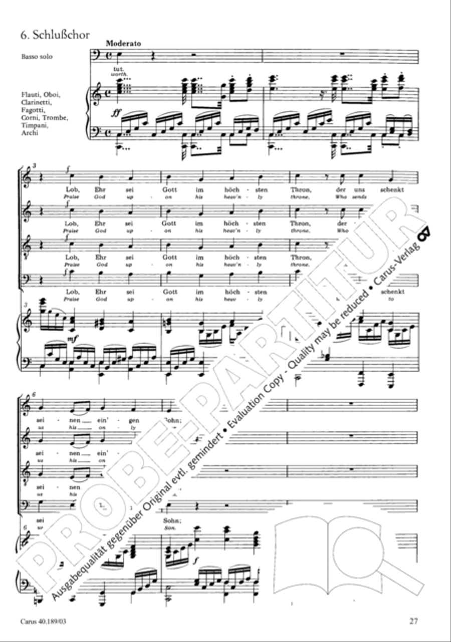 From heav'n on high (Vom Himmel hoch) SSATB scores gallery preview page 28