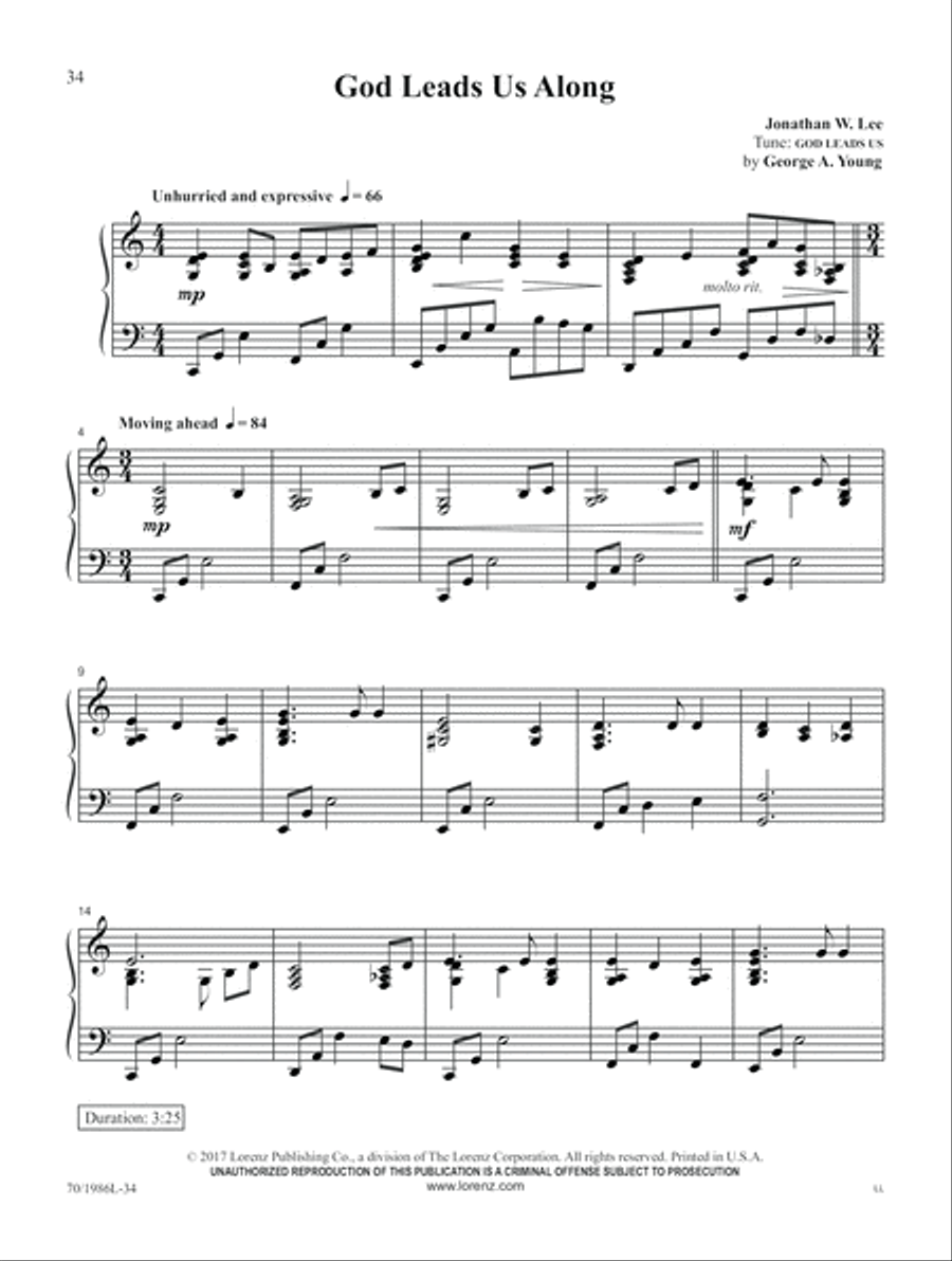 Glory and Grace Piano Solo scores gallery preview page 19