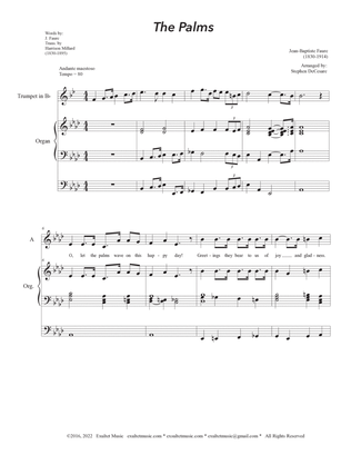 Book cover for The Palms (2-part choir - (SA) (Easy Choir Version)