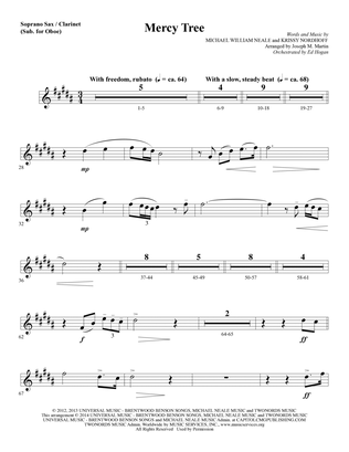 Mercy Tree - Soprano Sax/Clarinet(sub oboe)