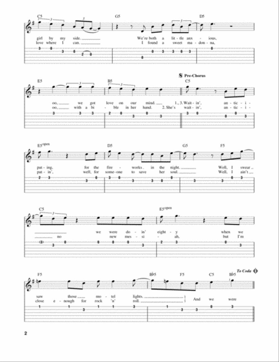 Rockin' Into The Night Rockin' Into The Night Acoustic Guitar scores gallery preview page 2