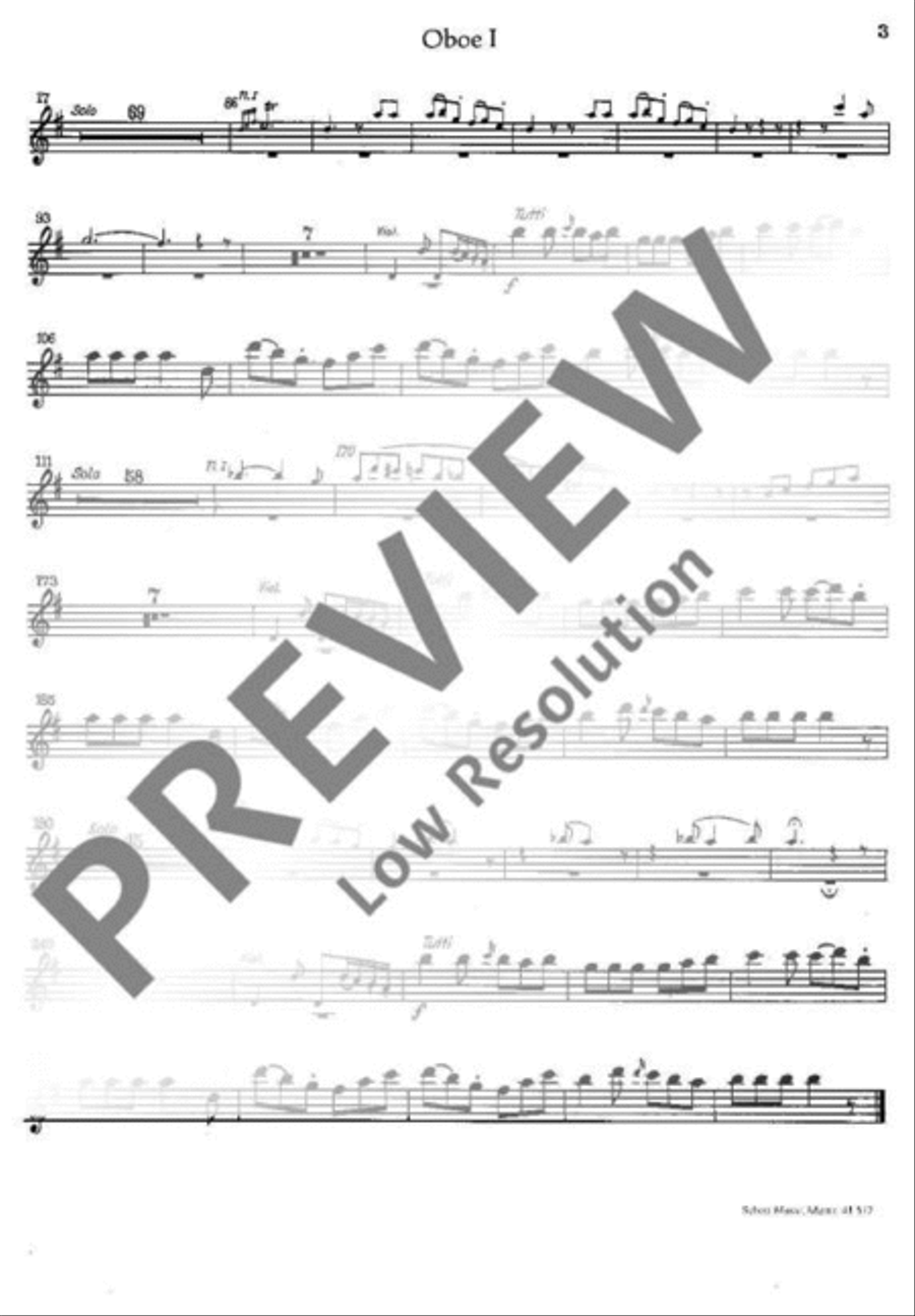Concerto G major Oboe scores gallery preview page 4