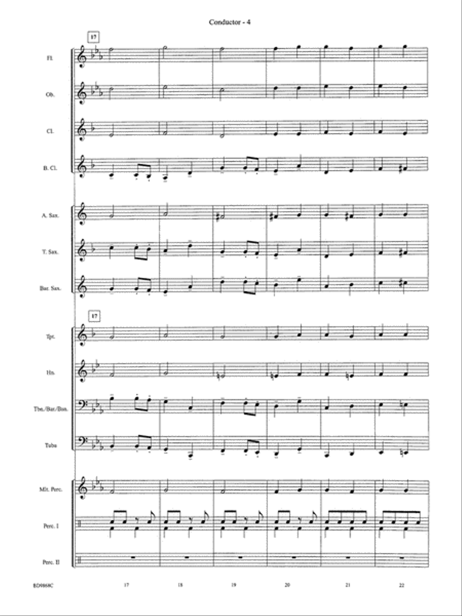 Trepak from The Nutcracker: Score Concert Band scores gallery preview page 6