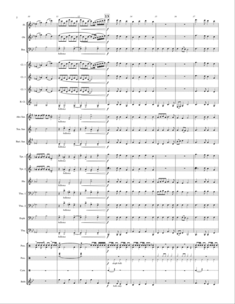 Holiday Mash-Up - for Concert Band Concert Band scores gallery preview page 2