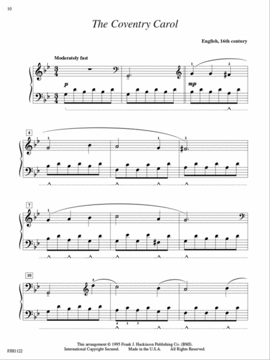 A Quiet Christmas A Quiet Christmas Piano Method scores gallery preview page 3